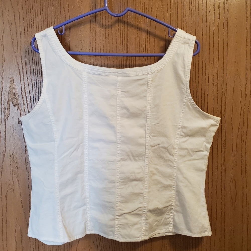 Fladed Glory Stretch Snap-Up the Front Tank Top Size XL (16-18) - Picture 2 of 6